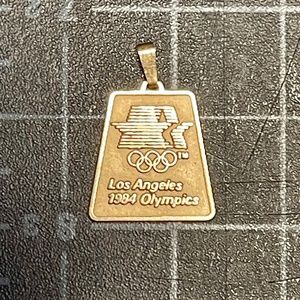 Vintage 1984 Olympics Charm, 14K Gold